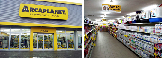 arcaplanet franchising animali