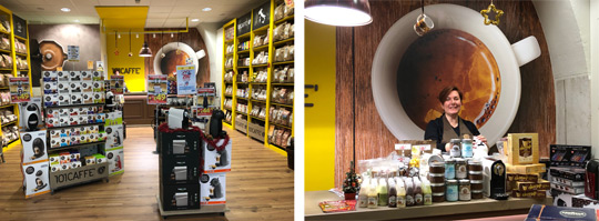 101 negozio caffè milano franchising