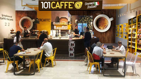 101caffe rete franchising caffe