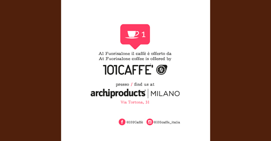 101 caff&egrave; fuorisalone milano