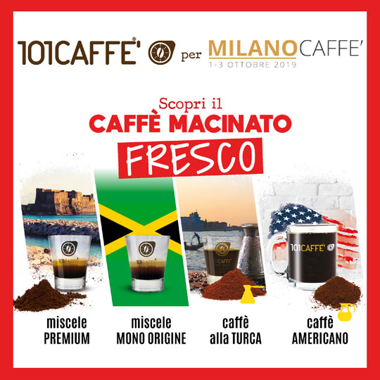 101 caffe milano caffe macinato fresco