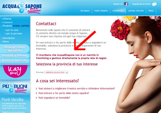 come aprire un negozio acqua e sapone in franchising