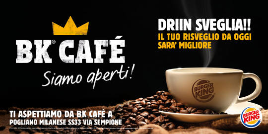 aprire franchising burger king cafè