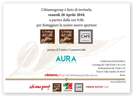 inaugurazione roma caffetteria