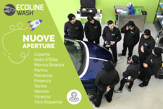 nuove aperture 2020 ecoline wash franchising