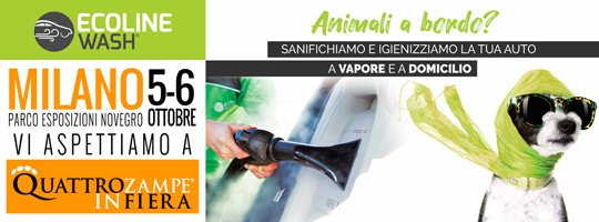 ecoline wash quattro zampe in fiera milano