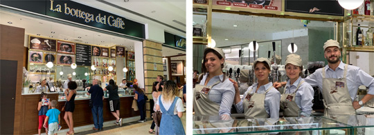 salerno la bottega del caffe aprire