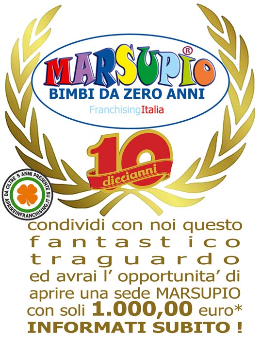 marsupio 10 anni franchising